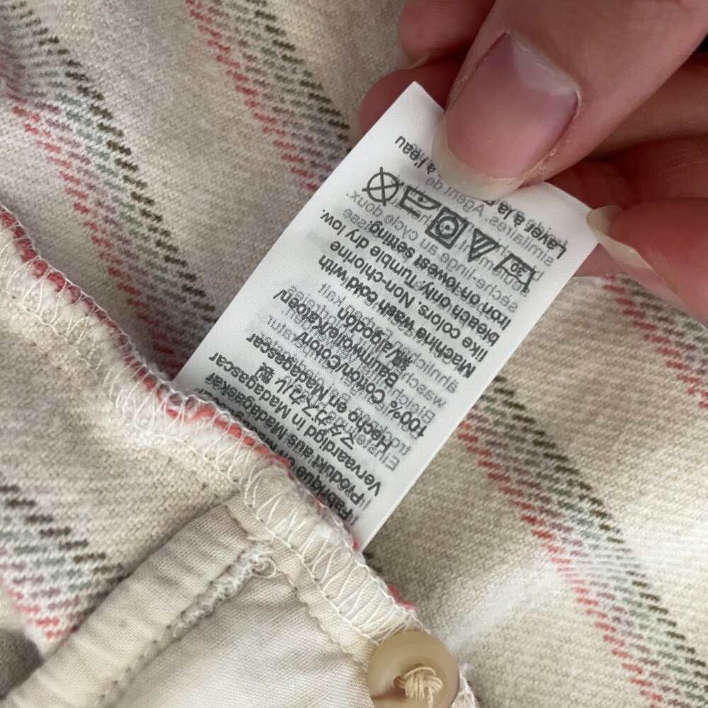 Madewell Flannel Button Up Medium - image 5